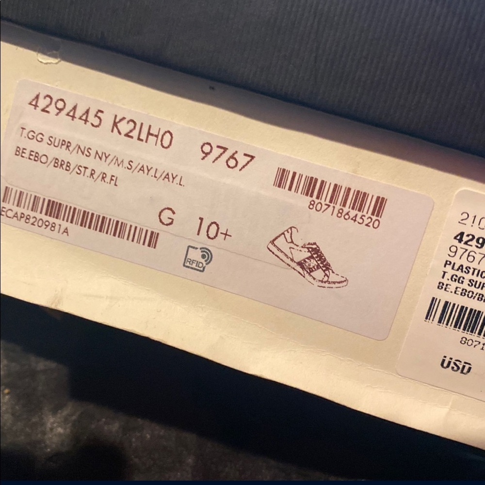 Gucci shoes size 11 worn twice